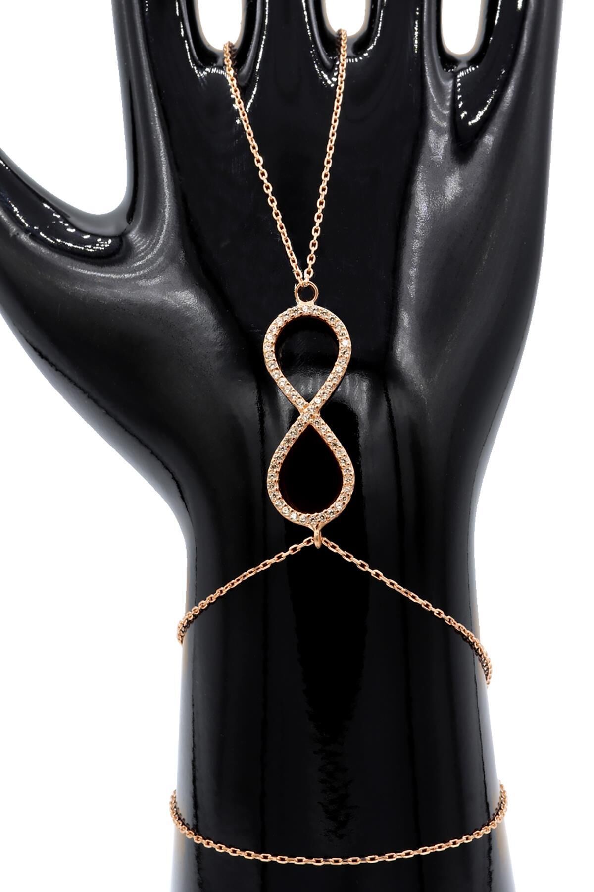Sonsuzluk Modeli Roz Gümüş Şahmeran 099