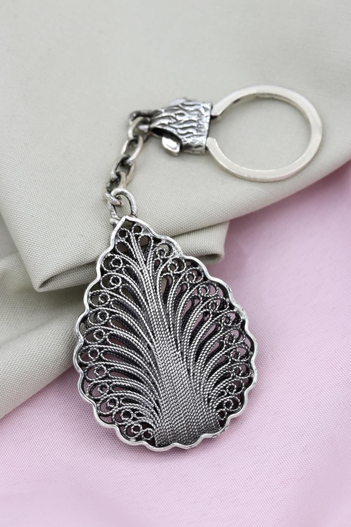 Telkari Gümüş Anahtarlık 003