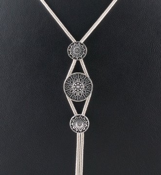 Mardin Hasırı Gümüş Set
