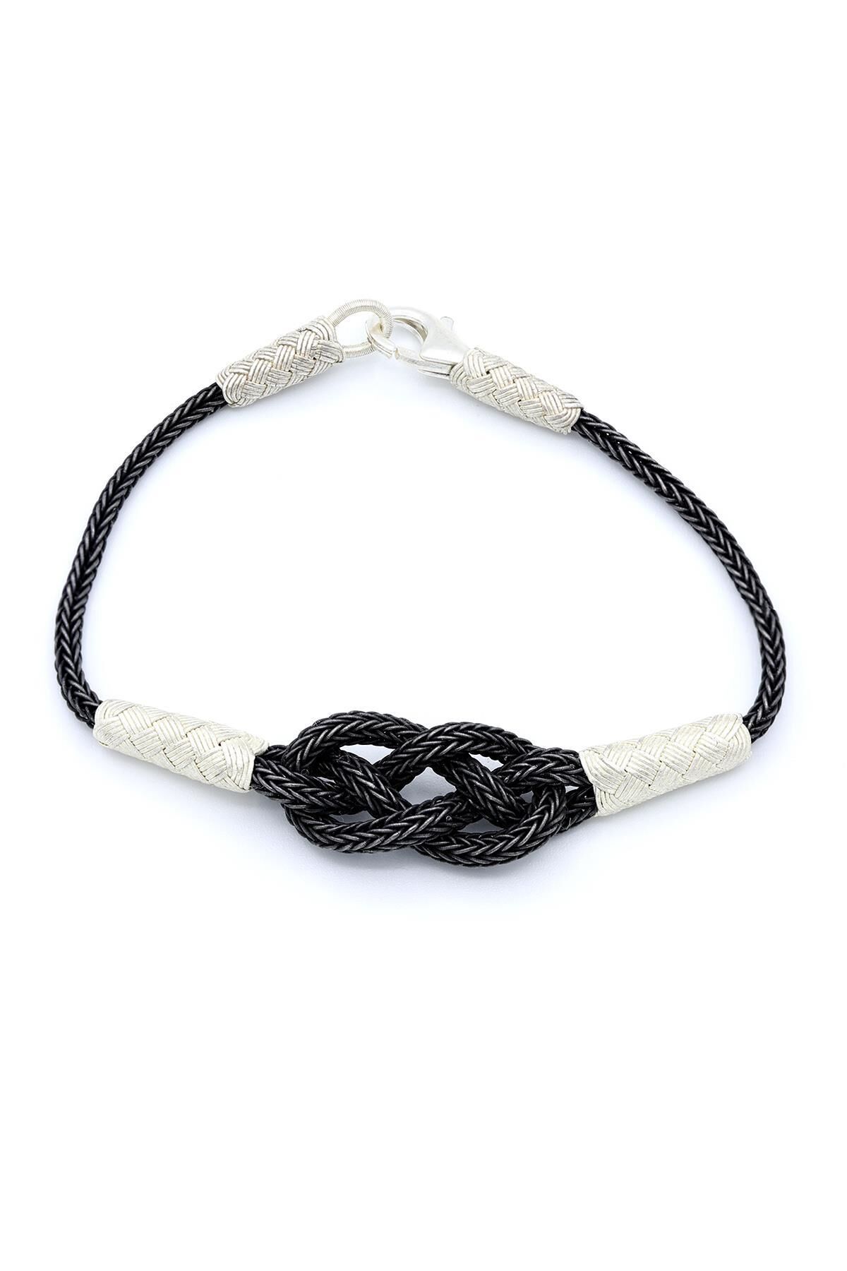 Sonsuzluk Modeli Kazaziye Gümüş Bileklik 146