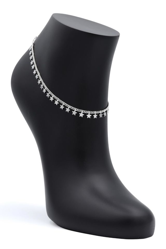 Yıldız Modeli Gümüş Halhal 123