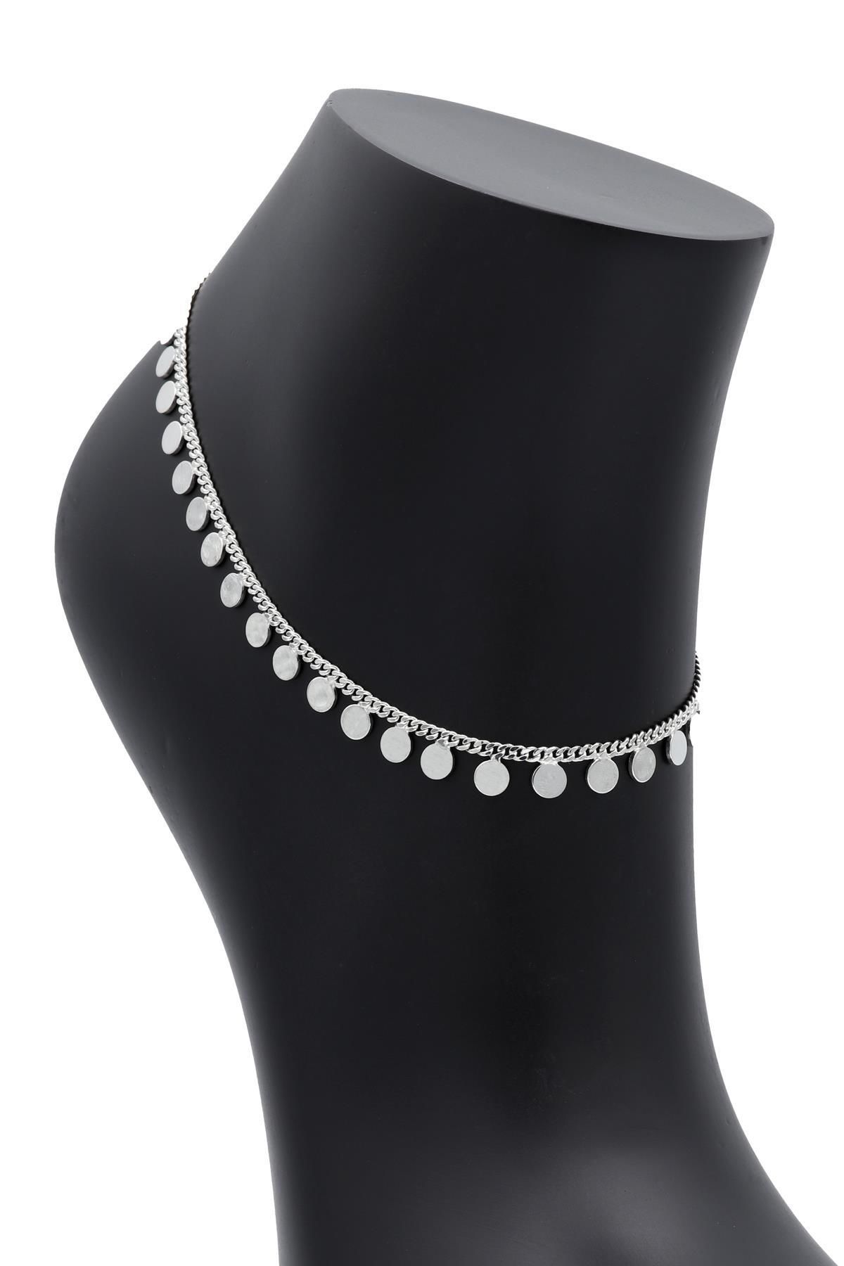 Pullu Model Gümüş Halhal 127