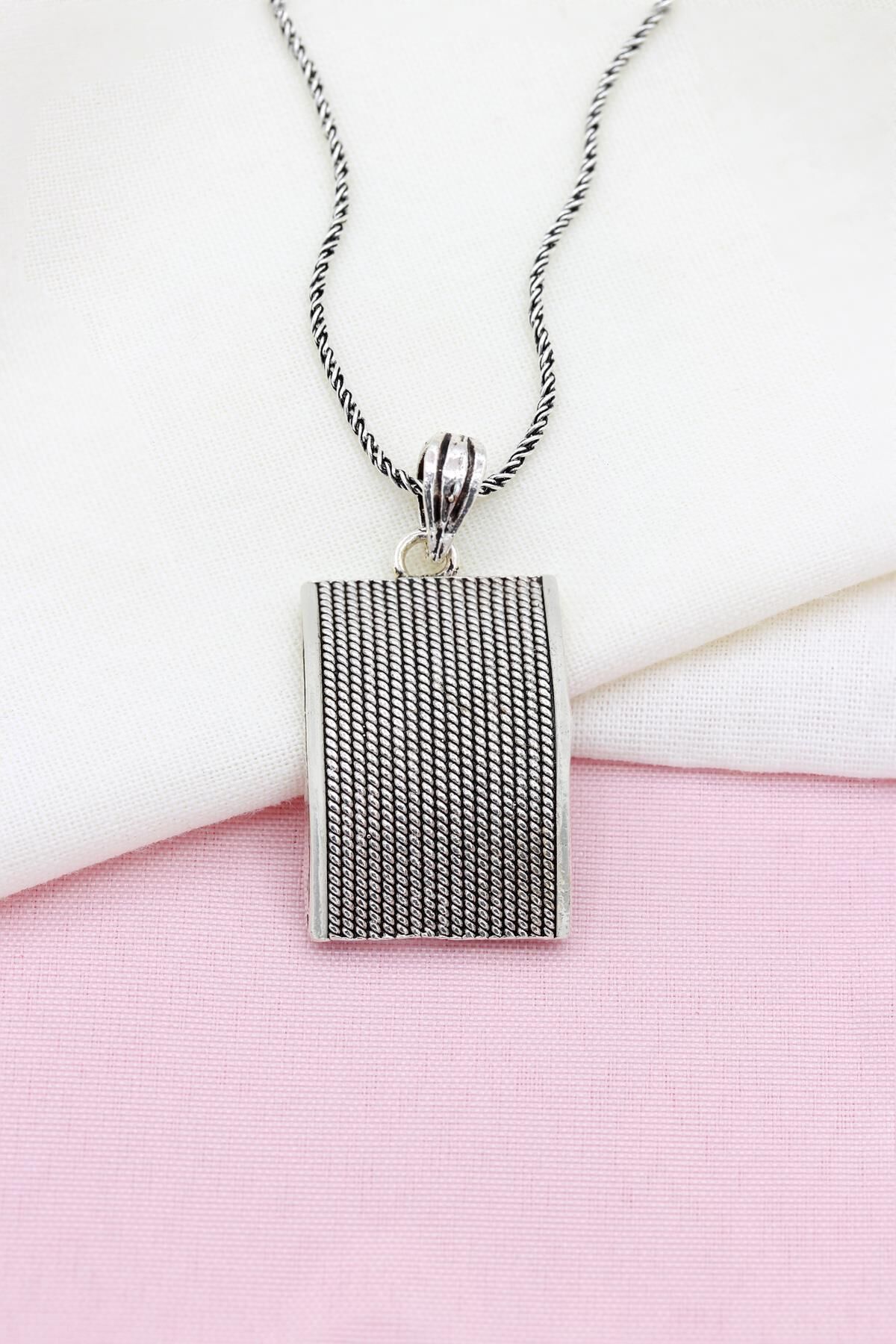 Telkari İşlemeli Gümüş Kolye 537