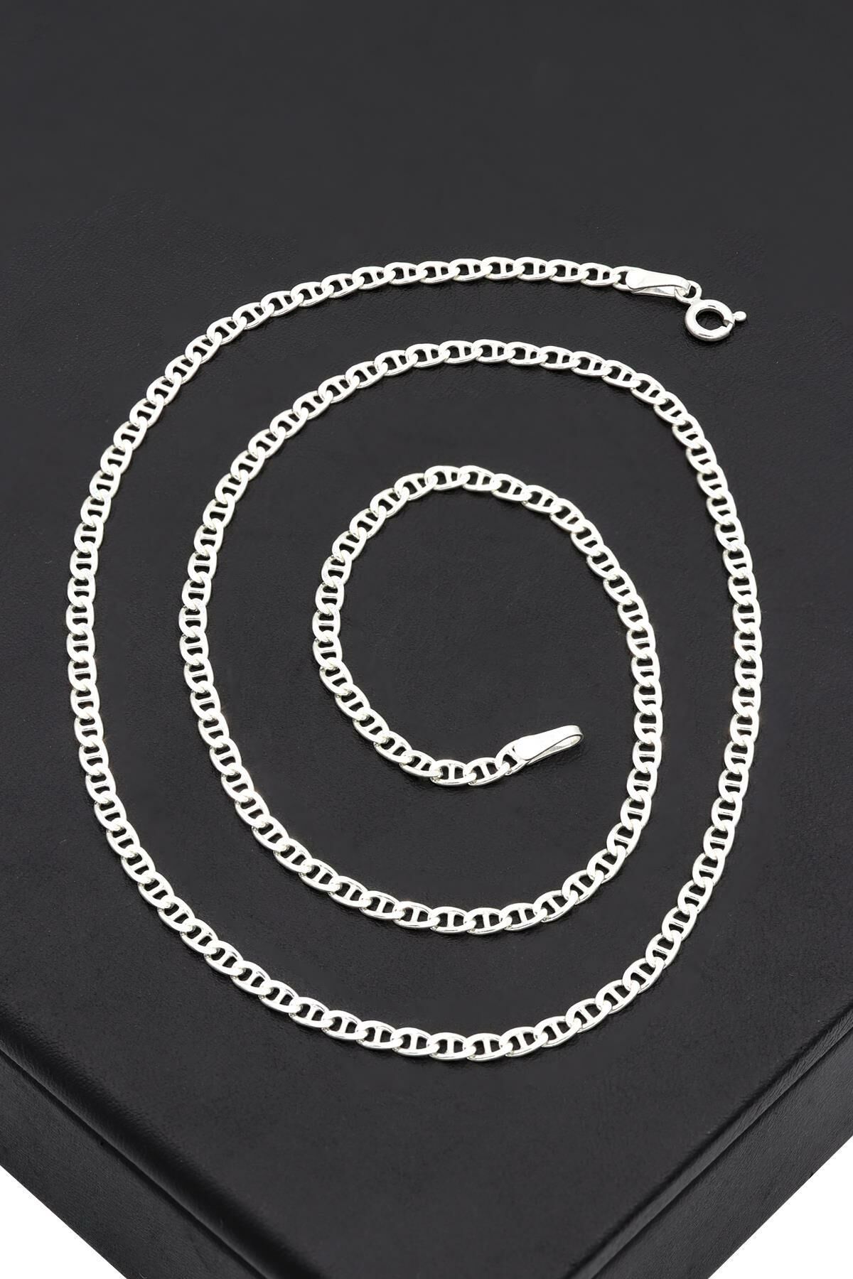 3 mm Erkek Gümüş Kolye 064